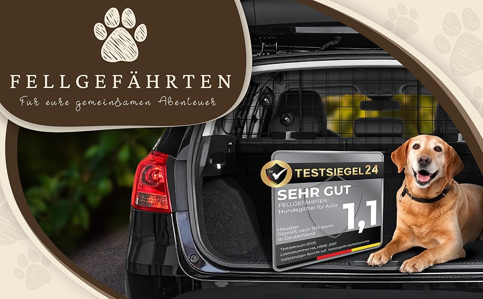 Сітка для собак у багажник авто | Якісна та міцна перегородка для багажника | Перегородка для багажника