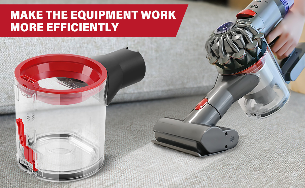 Контейнер для пилу сумісний з пилососами Dyson V7 (SV11) V8 (SV10), Замінна частина, Номер деталі 967699-01