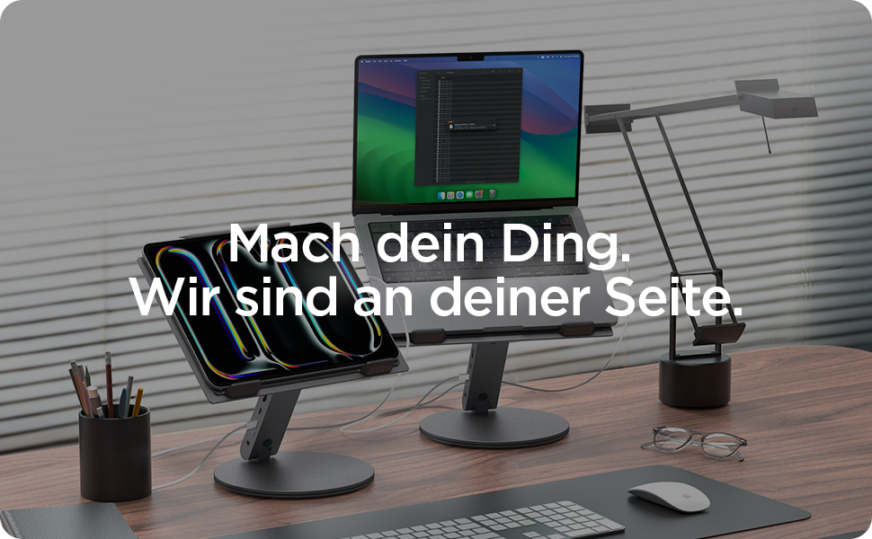 Підставка для ноутбука Spigen ArcDock 6-в-1 з док-станцією (Space Grey) - USB-C, HDMI 4K, для MacBook, iPad, Notebooks до 15.6