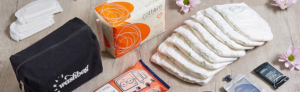 Набір для пологового будинку BirthBag: готова сумка для мами і немовляти, 21 предмет, чорна