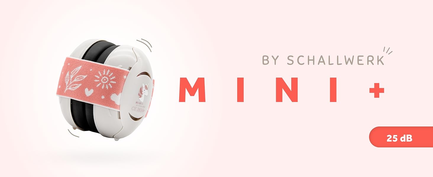 Schallwerk Mini+ - Навушники-захисники для малюків: захист від шуму, преміум-якість, єдиноріг Dusty