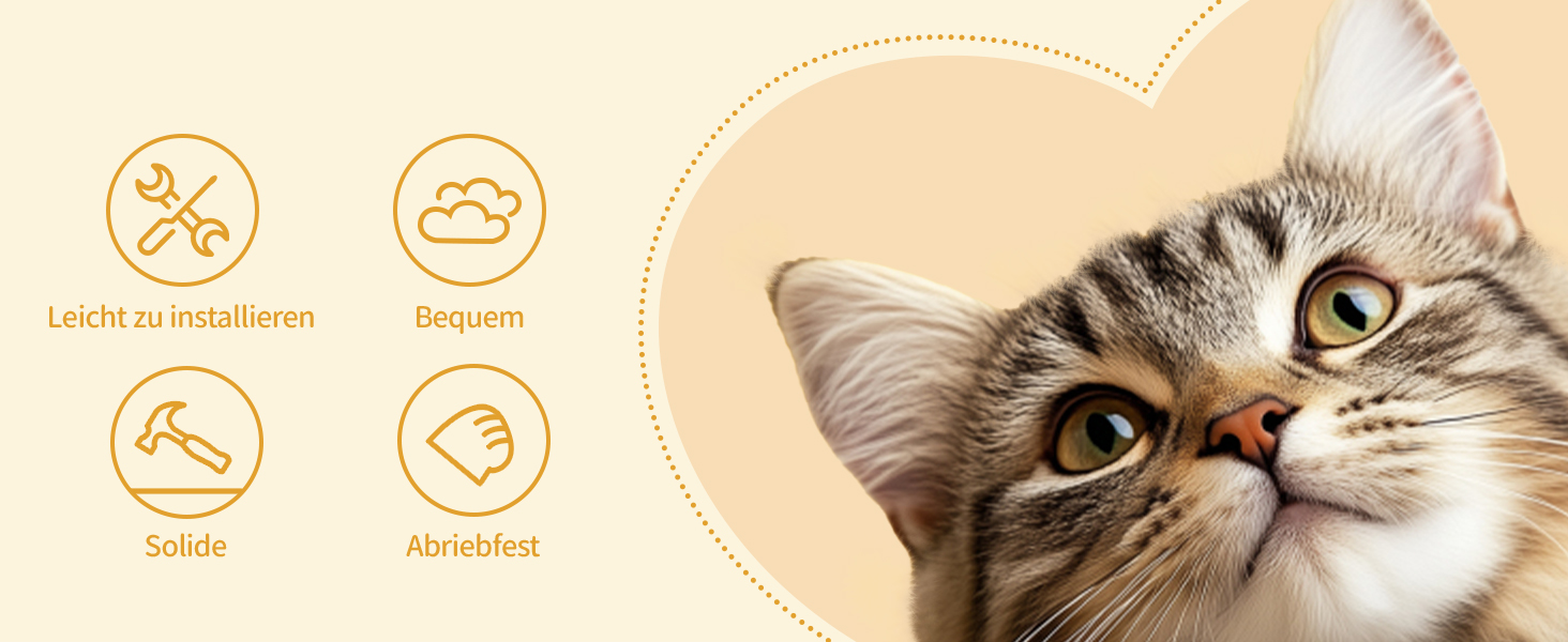 Двоповерховий комплекс для котів з 5 стовпчиками для шліфування, платформами, будиночком, помпонами, сірий (149см)