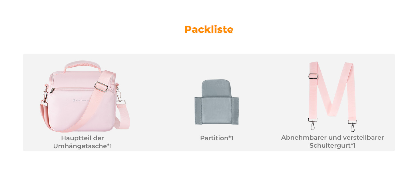 Сумка-рюкзак для фотокамери K&F Concept C-rosa, рожева, для фотографів