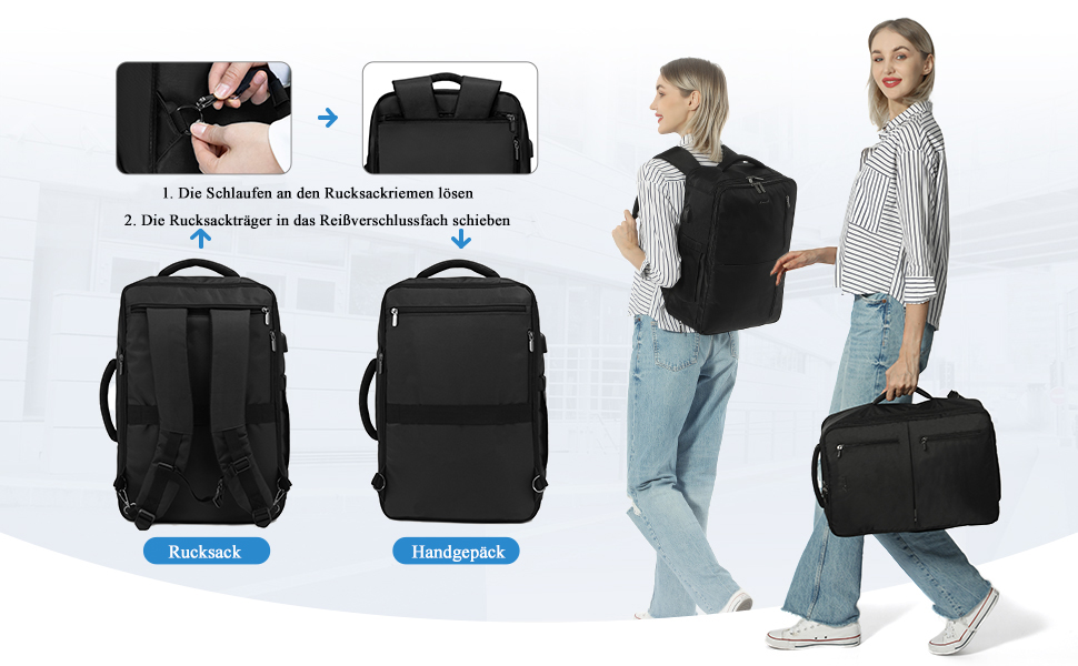 Чорний рюкзак LOVEVOOK 17.3