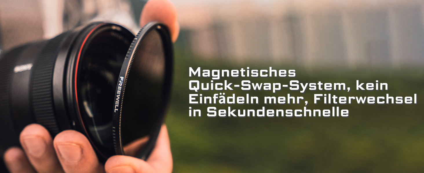 Фільтр ND8 Freewell 95mm для камери: система швидкої заміни, 3 ступені затемнення