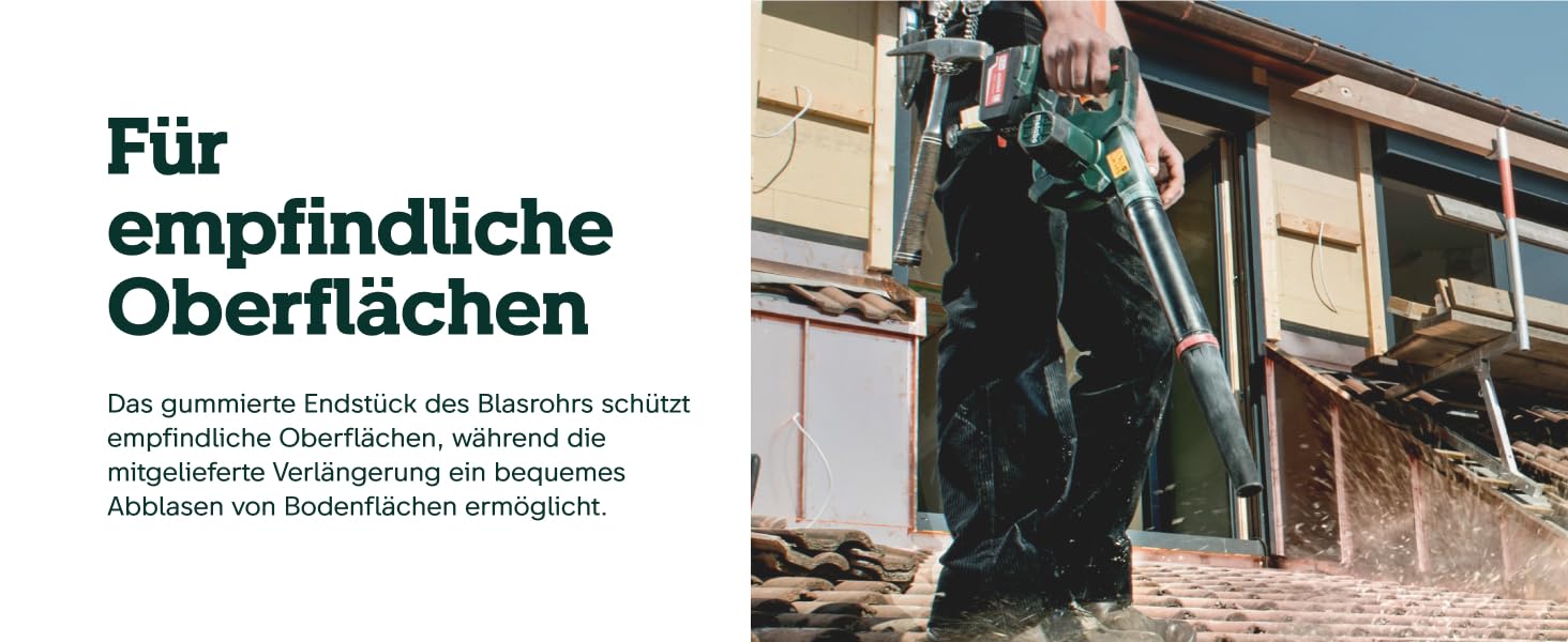 Акумуляторний повітродув Metabo AG 18, 18В, до 74 м/с, без акумулятора та зарядного пристрою