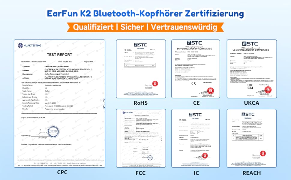 Бездротові навушники EarFun для дітей Bluetooth, регулювання гучності 85/94 дБ, Hi-Fi звук, HD-мікрофон, 40 годин роботи акумулятора, складні, регульовані, для школи/подорожей, блакитний