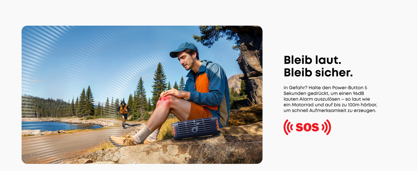 Портативна Bluetooth колонка Soundcore Boom 3i Anker: Водонепроникна (IP68), 50W, BassUp 2.0, до 16 годин, з підсвіткою та TWS, зелений