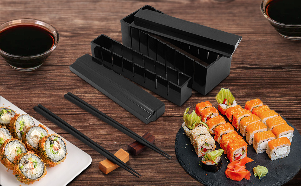 Набір для приготування суші: 8 форм + інструменти для дому, DIY
