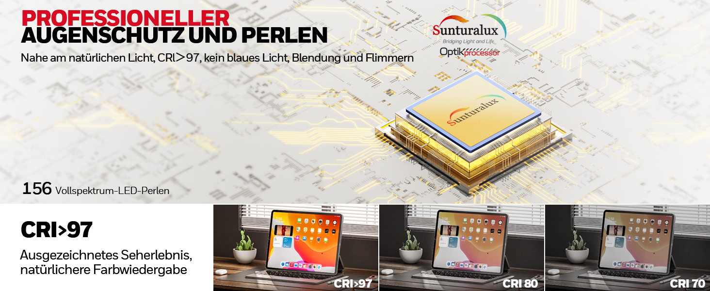 LED лампа Honeywell HJ1 Sunturalux™ для офісу та дому: регульоване світло, кріплення, захист очей, гнучкий дизайн