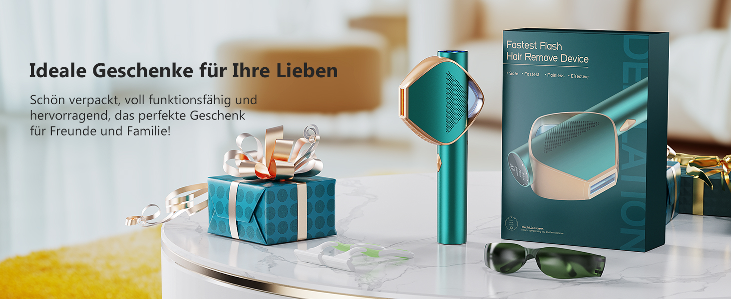 Пристрій для епіляції IPL з IGBT-технологією: швидка та ефективна епіляція для жінок та чоловіків. Підходить для обличчя, зони бікіні, тіла, ніг та під пахвами. Максимальна енергія 21J, 600-1200NM.