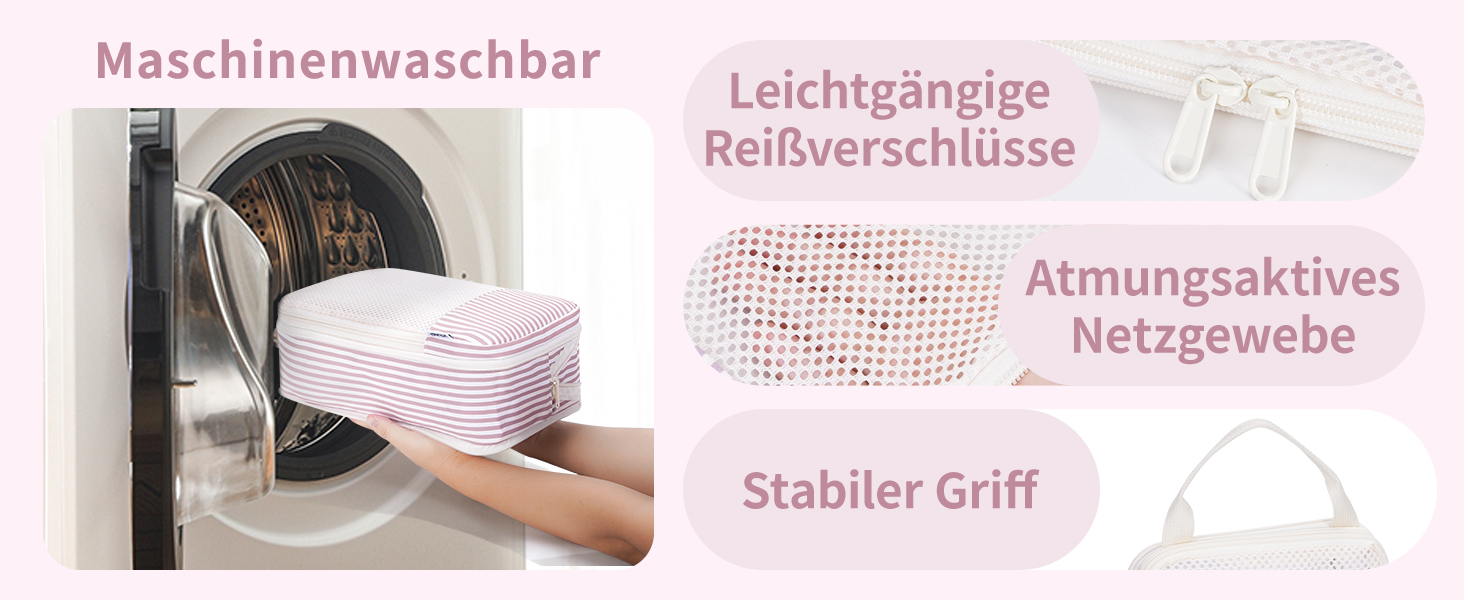 Набір органайзерів для валізи Narwey (6 шт.) - компресійні кубики для подорожей, рюкзаки, сумки-органайзери