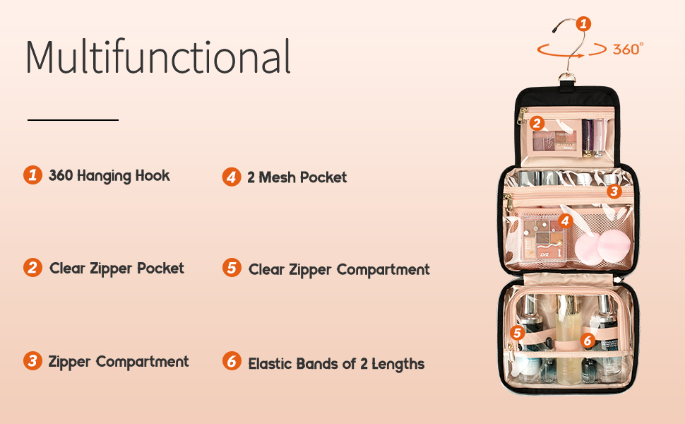 Культурний мішечок для жінок та чоловіків, дорожній аксесуар для косметики та туалетних аксесуарів, чорний