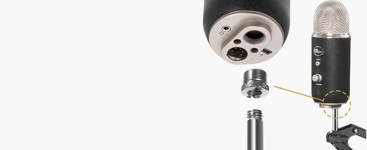 Стійка для мікрофона TONOR T20 з поп-фільтром та адаптером 3/8' - 5/8', мікрофонний кліп