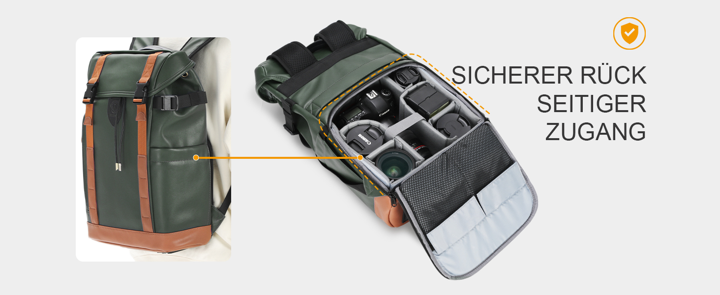 Рюкзак для камери Tarion: водонепроникний, з відділенням для 14