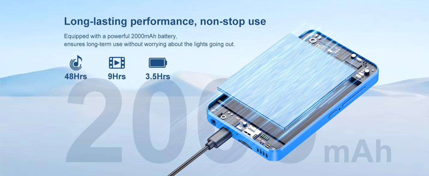 MP3 плеєр 80GB Bluetooth WiFi, 4.0