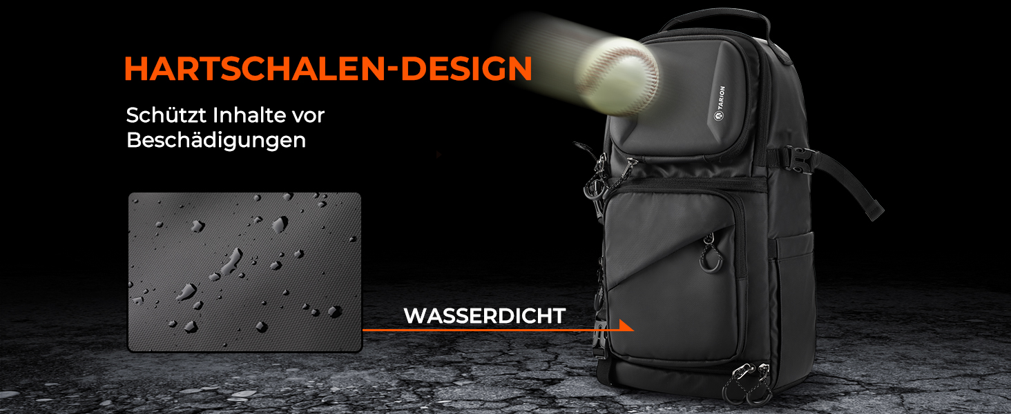 Чохол для камери Tarion: водонепроникна сумка-слінг для фотоапарата DSLR/SLR з дощеміцким чохлом, чорна