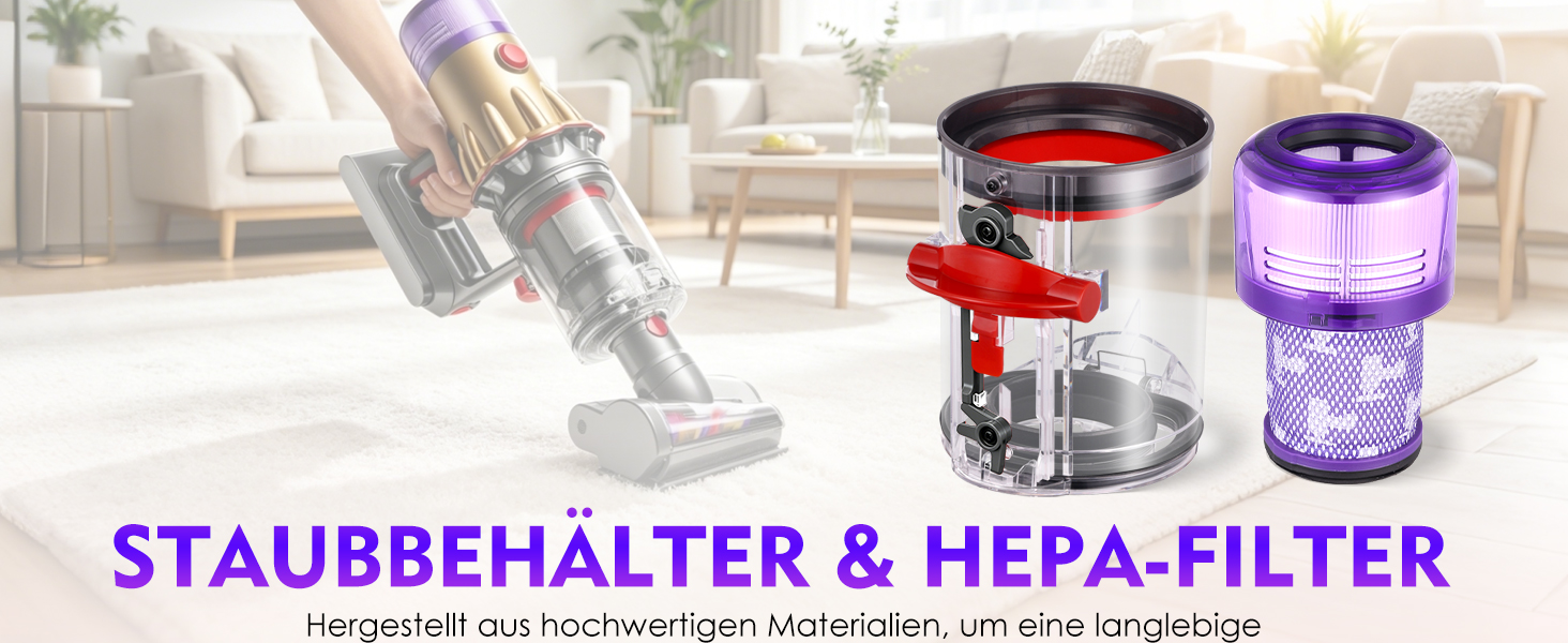 Смінний контейнер для пилу (пилозбірник) для пилососів Dyson V12, V9, SV18, SV20 Detect Slim