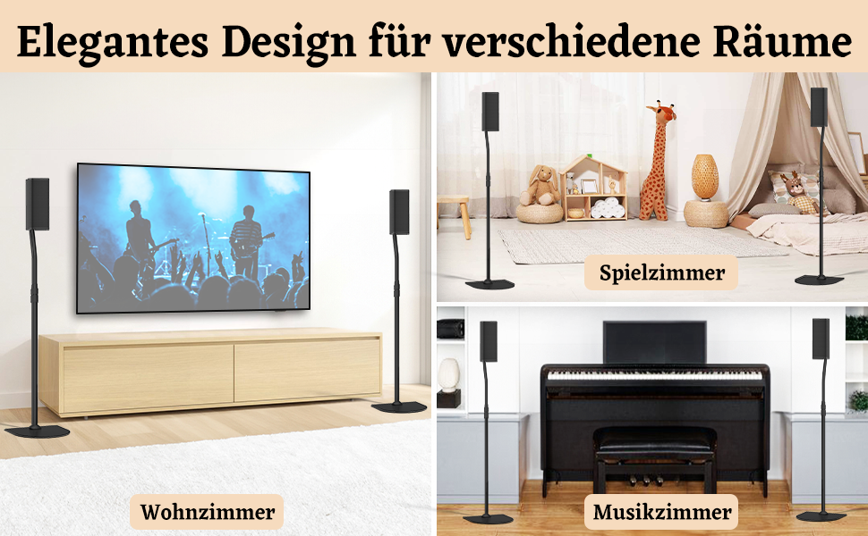 Регульована за висотою підставка для колонок Bose з кріпленням Slideconnect, для Bose Surround 700, OmniJewel Lifestyle 650, CineMate GS Series II