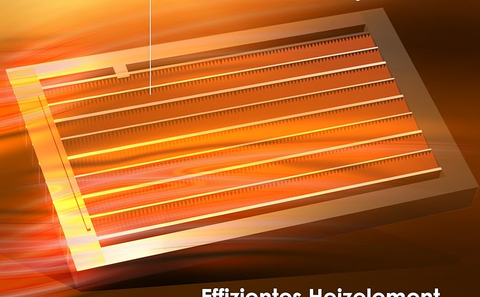 Обігрівач KESSER® 2000W з пультом керування, керамічний, тихий, з осциляцією, таймером, чорний