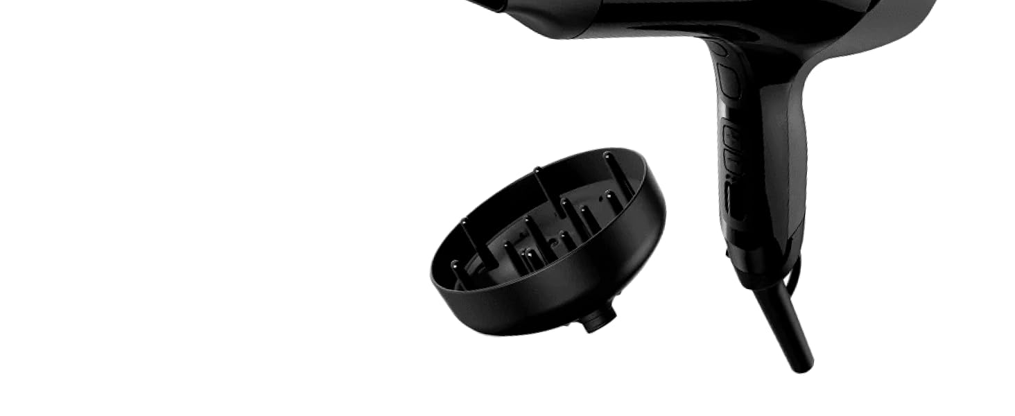 Професійний фен для волосся Braun Satin Hair 7 SensoDryer HD785 з термосенсором, іонізацією IonTec та дифузором, чорний