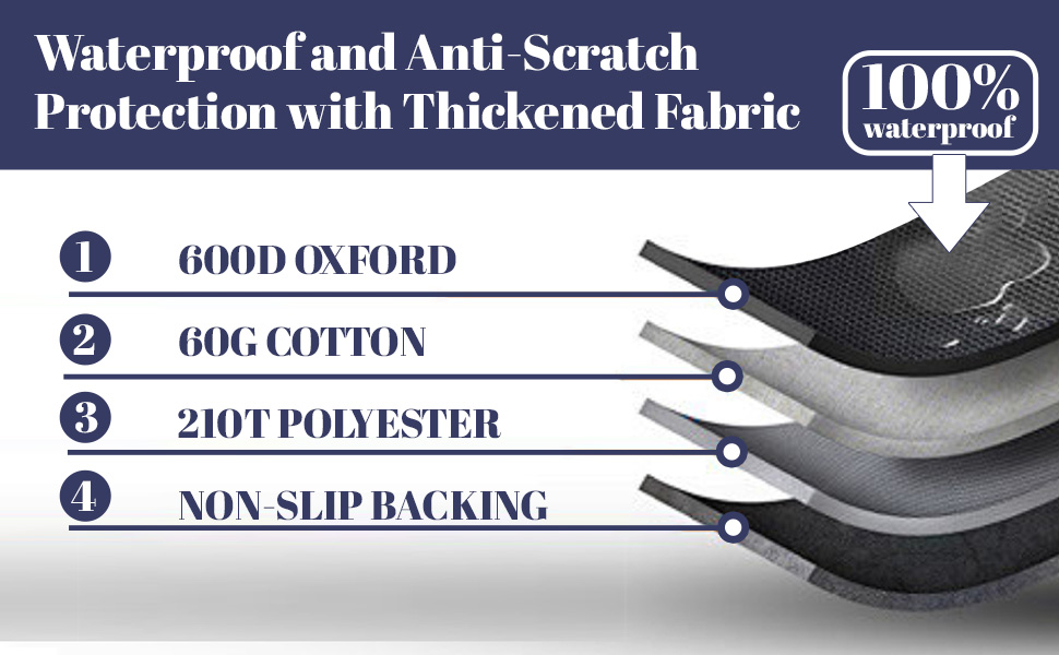 Накладка на сидіння автомобіля для собак, 135x120 см, водовідштовхувальна, стійка до подряпин, універсальна, для вантажівок, легкових автомобілів, позашляховиків, Jeep