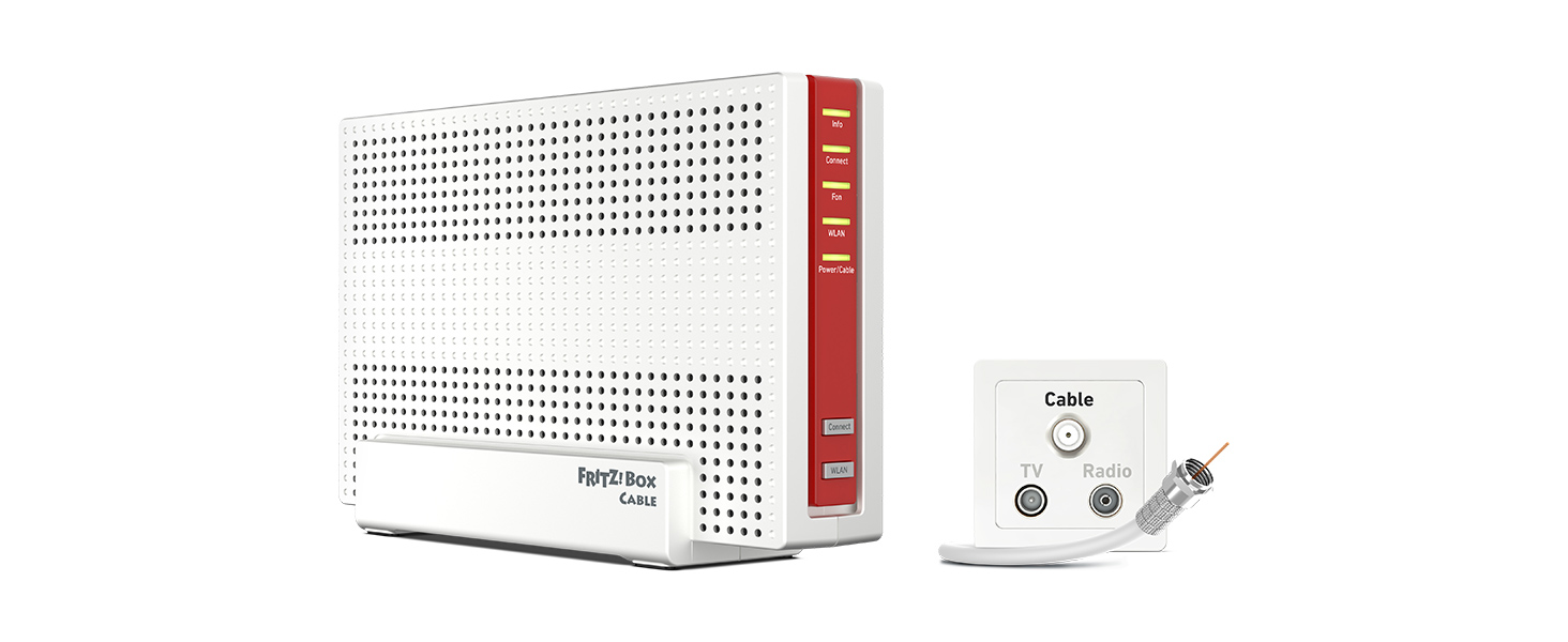 Роутер FRITZ!Box 6690 Cable: Wi-Fi 6, DOCSIS 3.1, USB 3.0, DECT