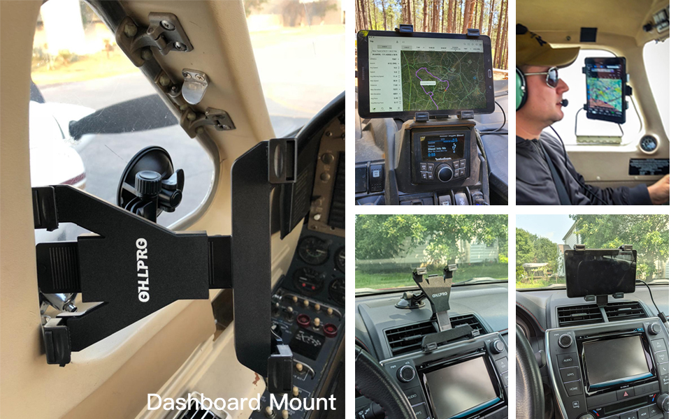 Автотримач для планшету OHLPRO: 360° обертання, сумісний з iPad, Samsung Tab, Huawei (6-11 дюймів)