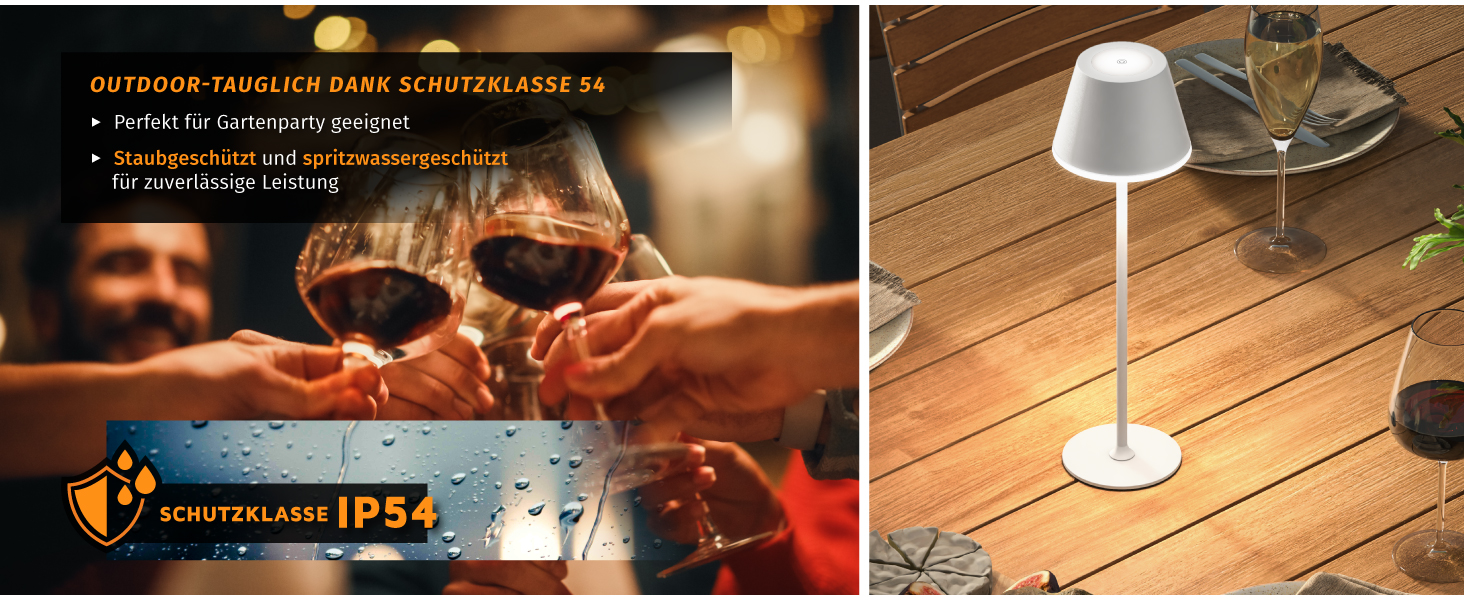 Світлодіодний акумуляторний настільний світильник Brandson з димером (3 в наборі) - білий. Бездротовий, сенсорний, з регулюванням яскравості (теплий/нейтральний/холодний білий). Металевий світильник для столу, нічника, читання, в приміщенні/на вулиці.