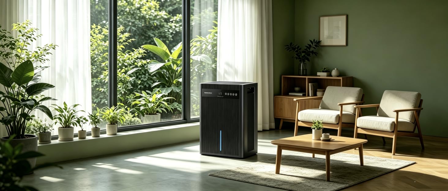 Електричний осушувач повітря Homtronics, 3 режими роботи, білий