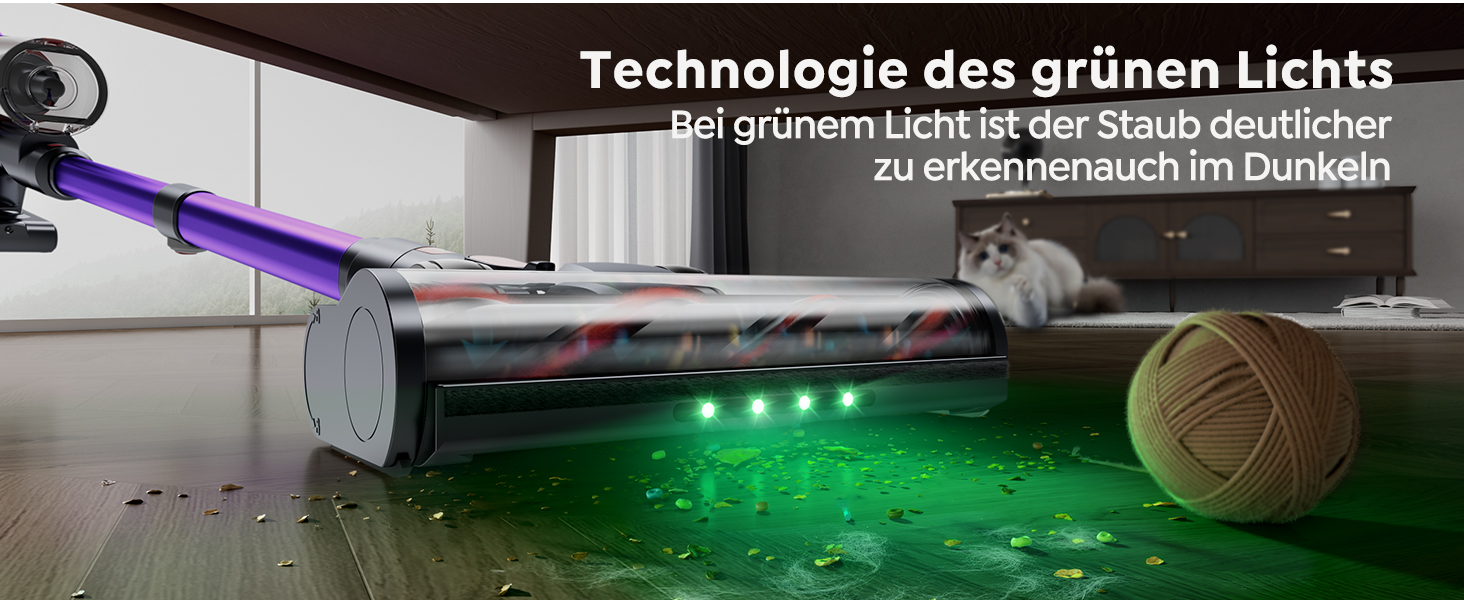 SMOTURE Бездротовий акумуляторний пилосос 600W, 50KPA, 65 хв роботи, самостійна підставка, для дому, з настінною зарядкою, автоматичний режим, знімна батарея, сенсорний дисплей