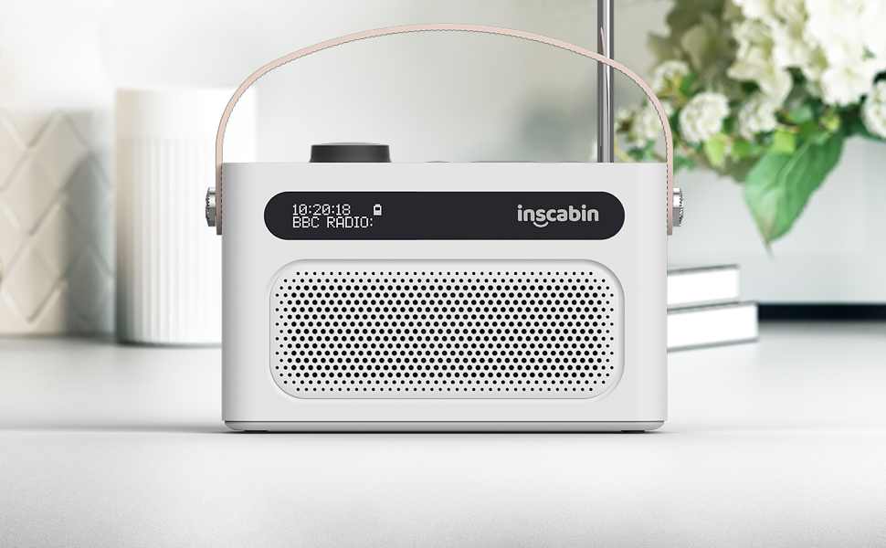 Inscabin M60: Портативне DAB/DAB+ FM-радіо з Bluetooth та стерео, зелений