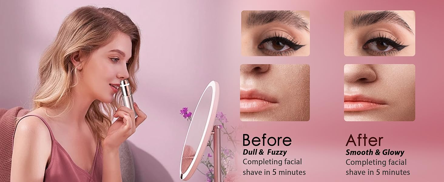 Електричний жіночий тример 5-в-1 для тіла та обличчя, бездротовий, для вологого та сухого гоління, білий. В комплекті: 2 змінні насадки.