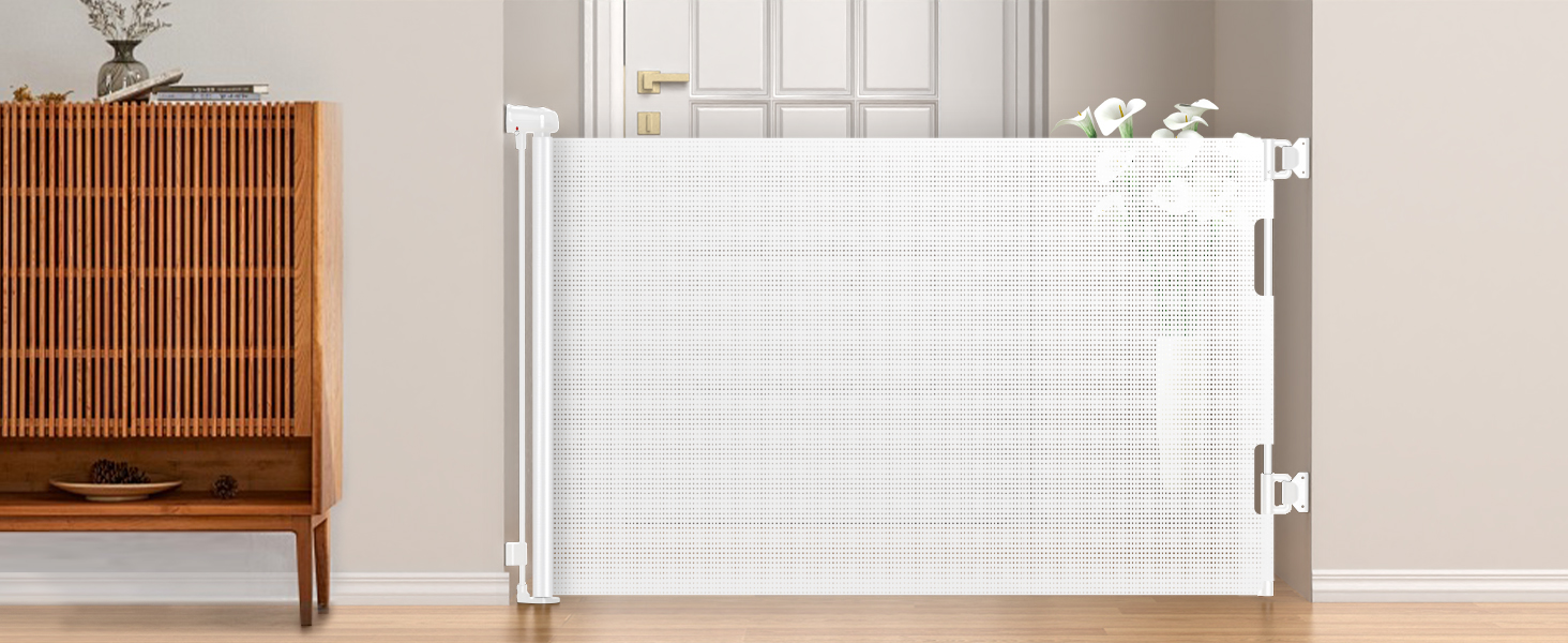 Захист від травм для дітей Nalezuns: розсувна сітка для дитячих воріт, 0-180 см, сірий колір