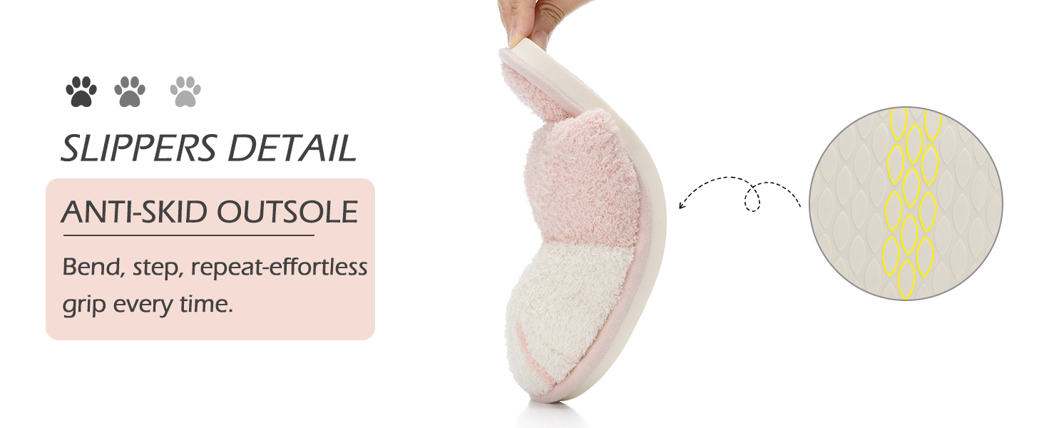 Теплі плюшеві тапочки для дому з принтом лап собак - жіночі та чоловічі, рожеві, 38/39 EU