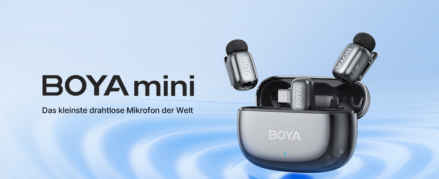 BOYA MINI 2: Бездротовий мікрофон-лавал'єр для iPhone, Android, Vlogging, YouTube, інтерв'ю (Space Silver)