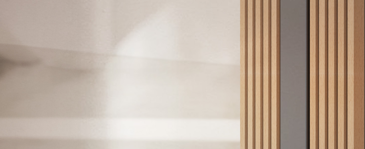 Підставка для телевізора FITUEYES Zen Series (Чорний) – дерев'яна, поворотна, регульована по висоті, для 32-65 дюймів