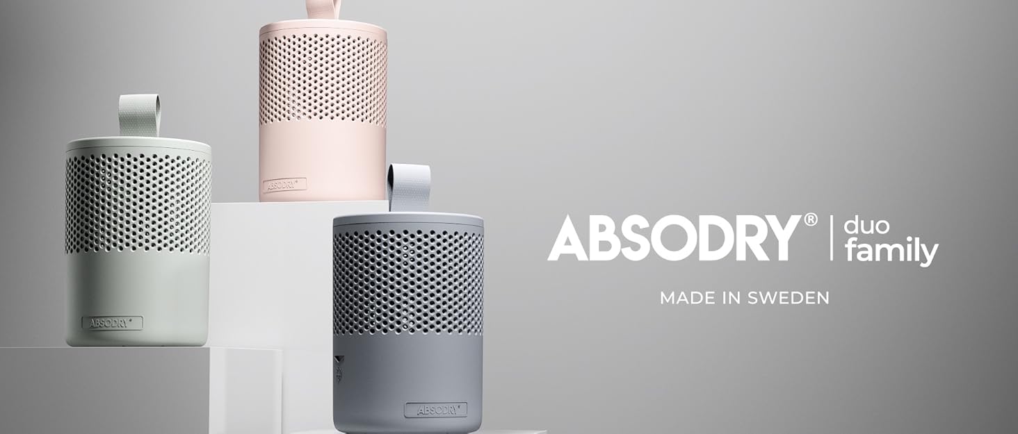 Поглинач вологи AbsoDry Duo Family для квартири без електрики, зелений, для підвалу, ванної та спальні, проти цвілі