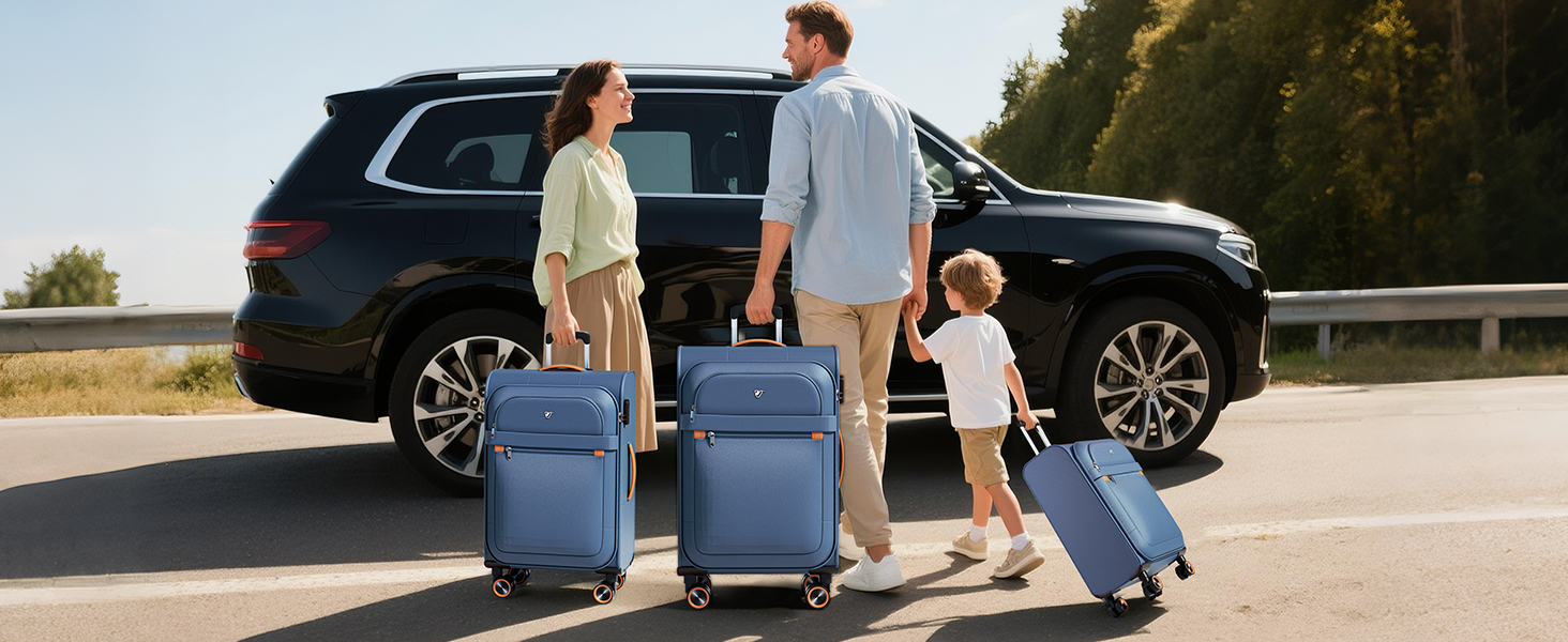 Чемодан великий 78x48x30 см, тканинний, Troey - ваговою, з 4 колесами та відділенням для аксесуарів, ручна поклажа, 109 літрів, червоний