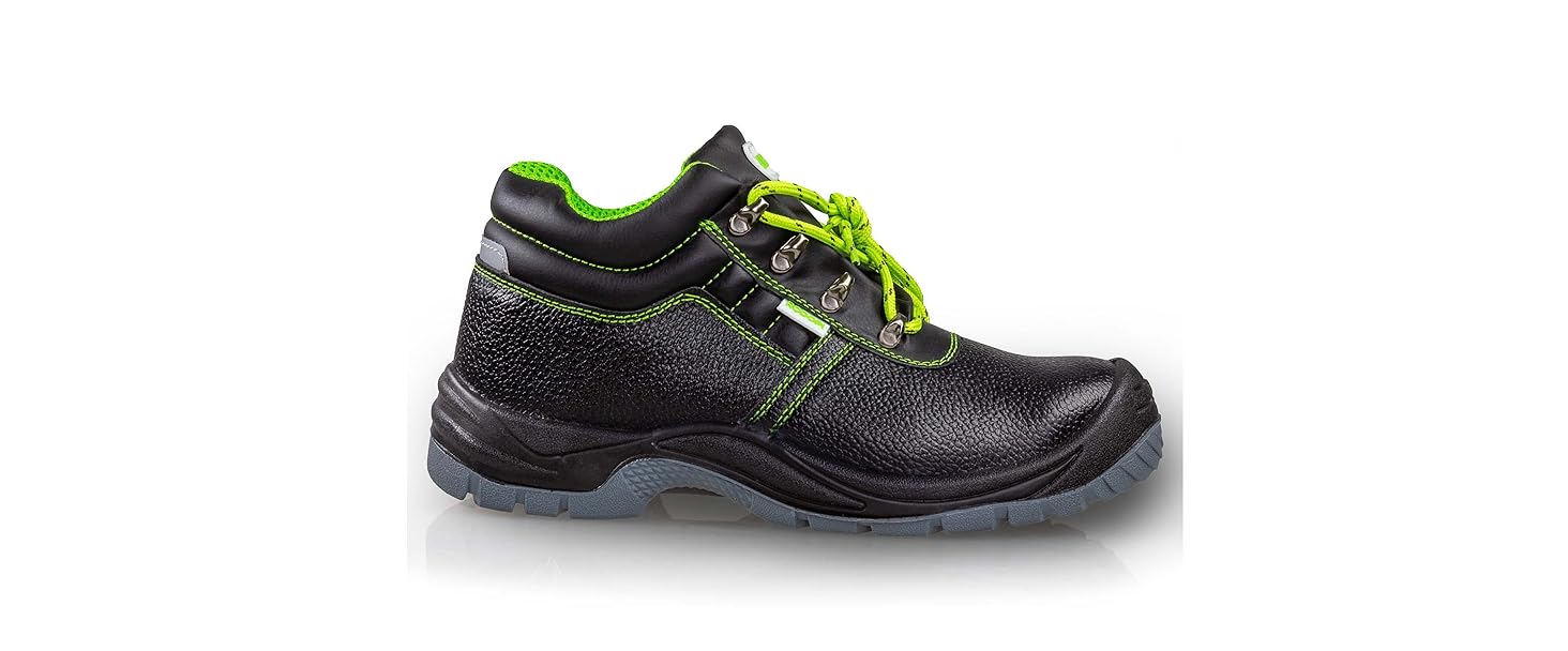 Робочі черевики RODOPI S3 Airgee-Protect для чоловіків та жінок, розмір 40-47, захисні черевики EN ISO 20345:2011, сталевий капок, чорно-зелені