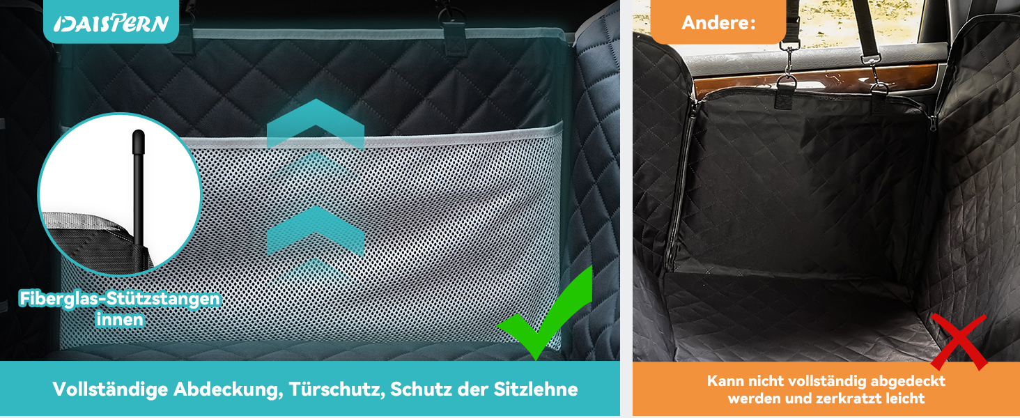 Килимок для собак у машину з жорсткою основою, водовідштовхуючий, антиковзкий, легко миється. 8-шаровий матеріал, багатофункціональний дизайн, захист від подряпин.