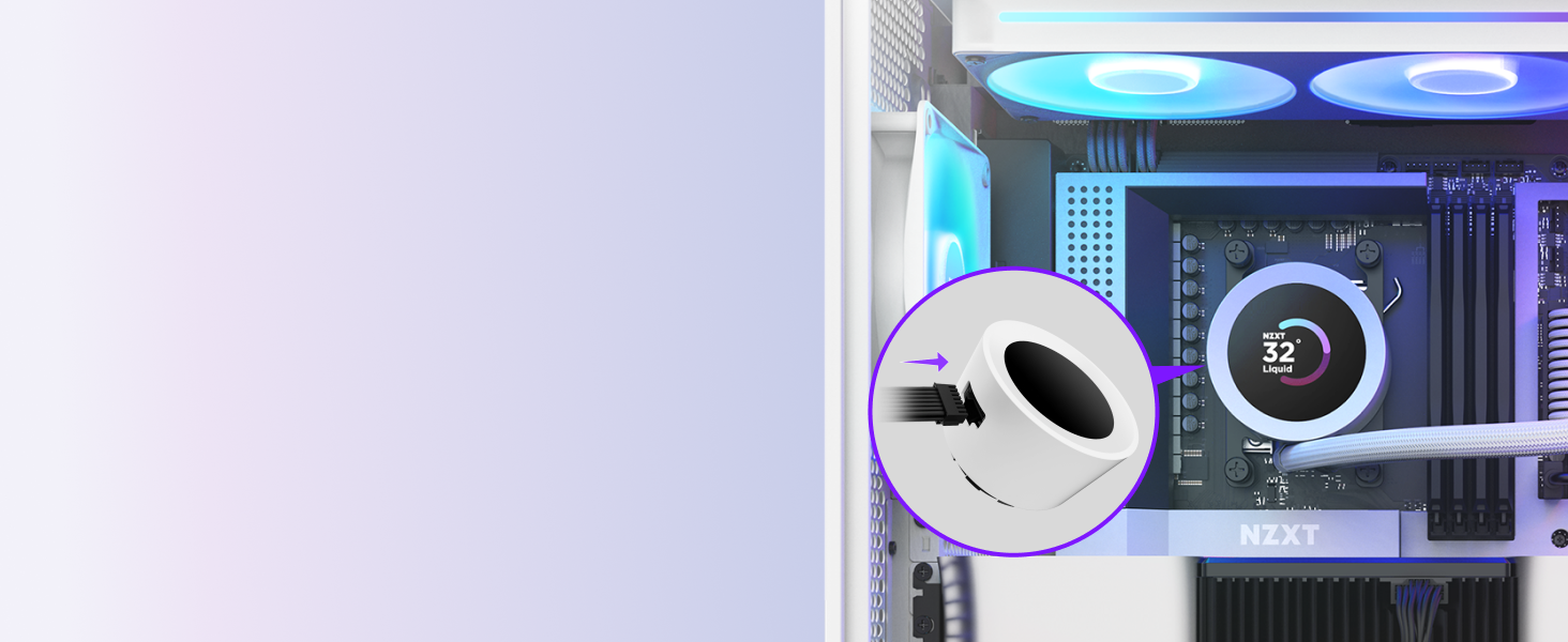 NZXT Kraken Z240 - Рідинна система охолодження CPU з LCD-дисплеєм, чорний