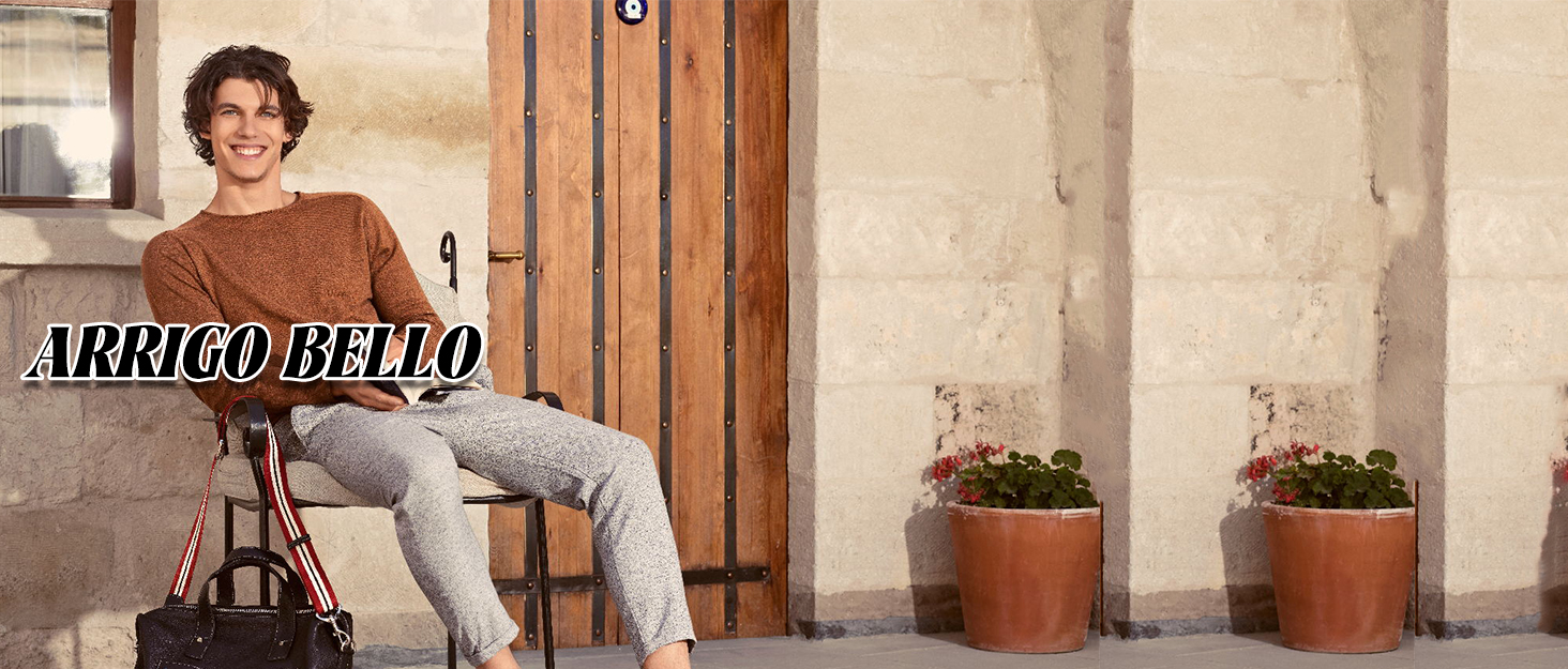 ARRIGO BELLO Кросівки для чоловіків, коричневі, на блискавці, трекінгові, зручні, 41-46 EU