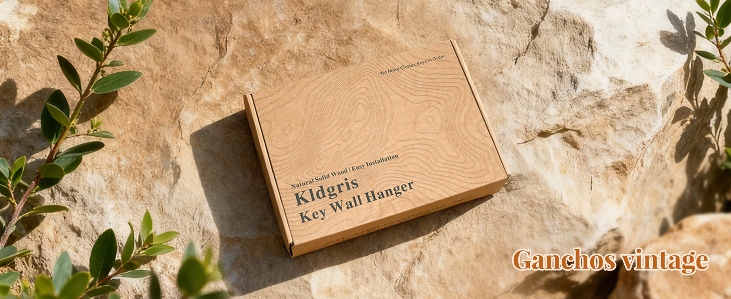 Дерев'яне ключниця з поличкою, 5 гачків, для прихожої, спальні, вітальні (Блакитний)