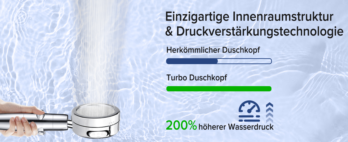 Насадка для душу зі шлангом 2м, фільтрована ручна лійка з високим тиском, економія води з мінеральними кульками, 5 режимів, стоп-функція для жорсткої води, видалення залишків хлору, бактерій та важких металів (срібляста з шлангом)