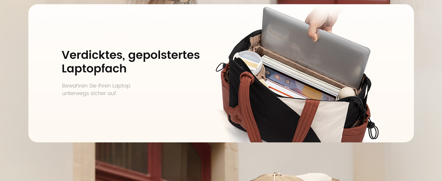 Сумка LOVEVOOK Shopper для жінок, велика сумка-тоут для ноутбука 15.6