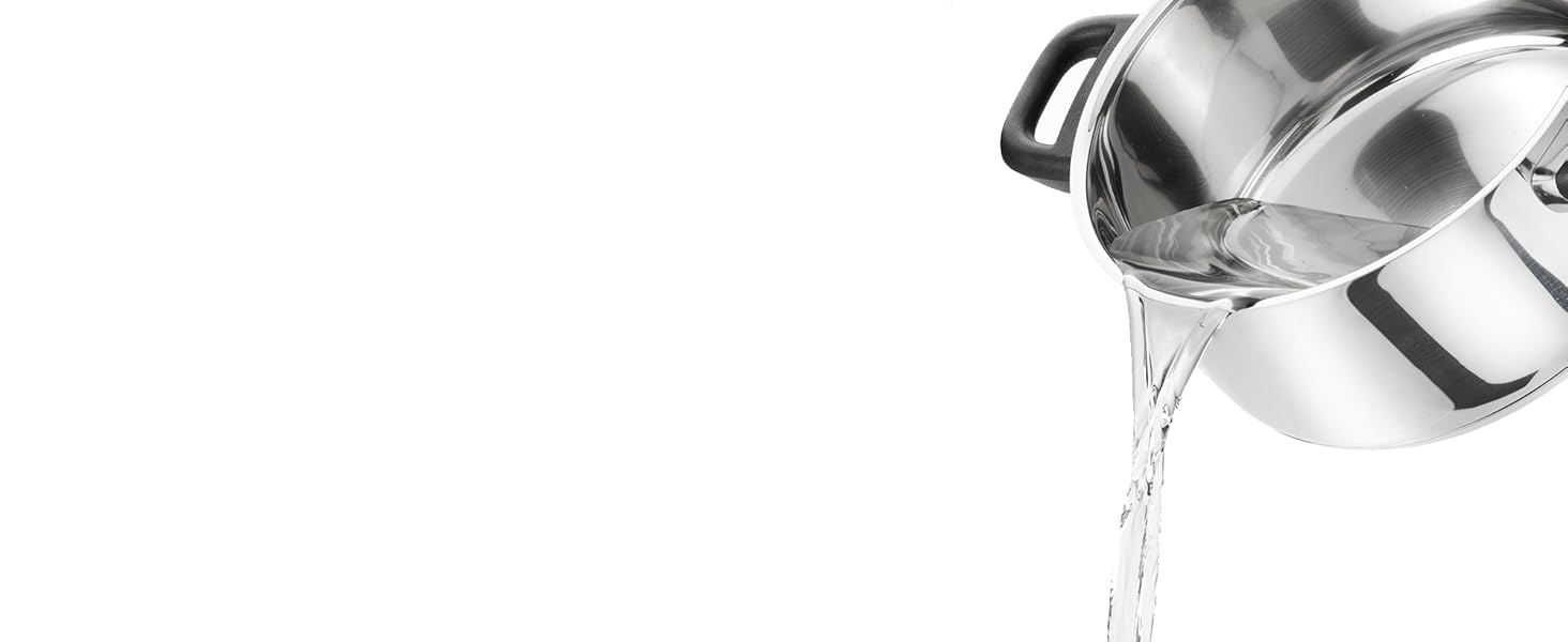 Karcher Mia набір каструль з нержавіючої сталі, 5 предметів, для індукції, з кришками зі скла, сковорода, сотейник