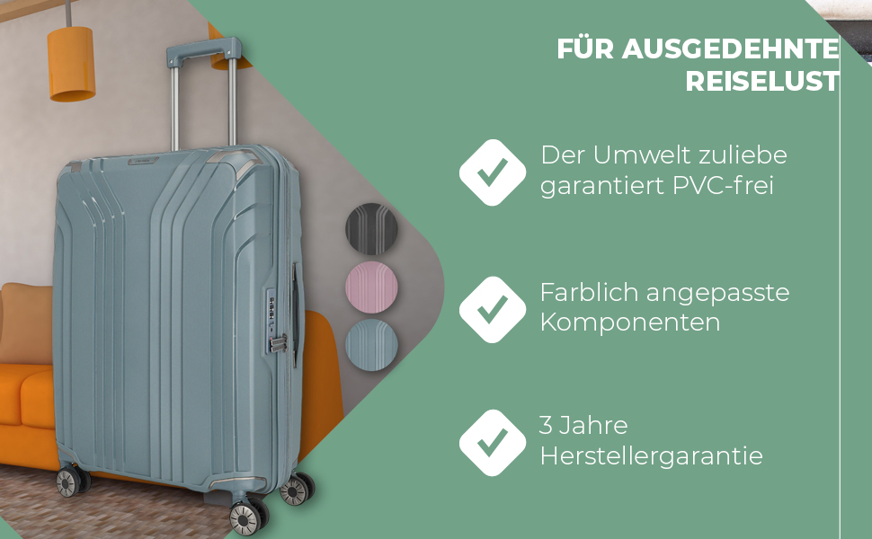 Чохол-валіза Travelite ELVAA Rosé 66 см, 72-77 л з переробленим інтер'єром: стильний тріумф комфорту та захисту, з розширюваною секцією, захисними кутиками та TSA замком