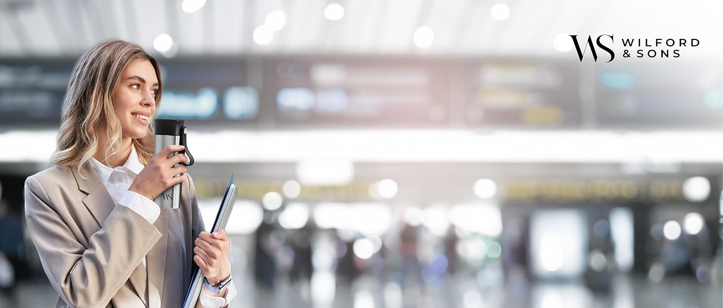 Термокружка для кави To-Go з нержавіючої сталі, 360 мл | Зберігає тепло 4 години, холод - 8 | Без BPA, витоку, вакуумна ізоляція | Ідеально для кави, чаю, подорожей