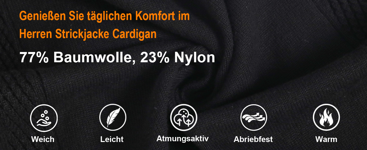 Чоловічий кардиган з в'язаного полотна, чорний, XL. Зручний чоловічий пуловер з V-подібним вирізом, довгі рукави, з кнопками та кишенями. Ідеальний для зими.